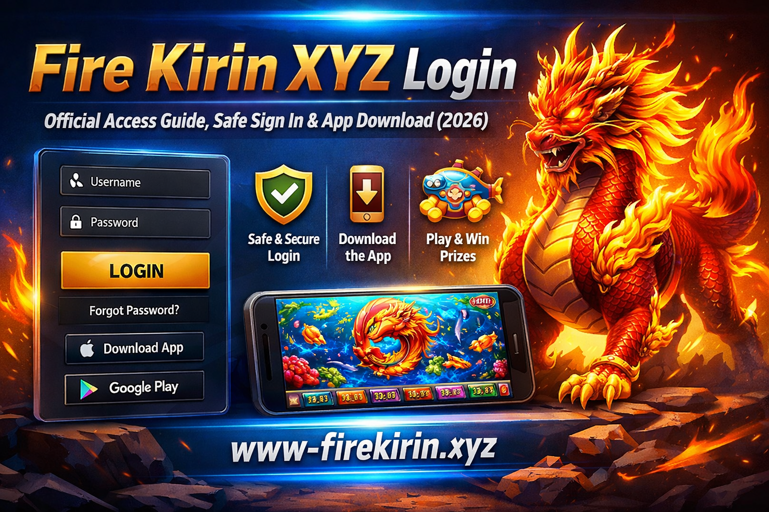 fire kirin xyz login